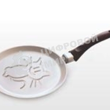 Сковорода НЕВА МЕТАЛЛ ПОСУДА 6222К (Кот) блинная д.22 Дизайн корпуса сковороды разработан так, чтобы при выпекании не нарушалась целостность блина, и красиво румянился рисунок. Антипригарное покрытие изделий - на водной основе, изготовлено без использования PFOA и относится к самому безопасному, 4 классу.