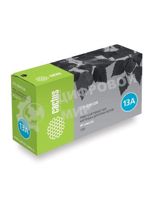 Картридж лазерный Cactus CS-Q2613A черный (2500 стр.) для HP Laser Jet 1300