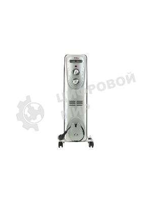 Обогреватель масляный Ресанта ОМ- 9Н (9 секций), белый, 2000 Вт, 20 м2, термостат 67/3/8