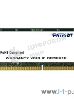 Оперативная память Patriot, DDR4, 16GB (1x16 GB), 2400 MHz, CL17, SO-DIMM