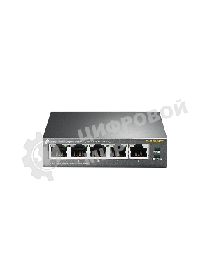Коммутатор TP-Link SMBTL-SG1005P 5-портовый гигабитный настольный коммутатор с 4 портами PoE SMB 56W