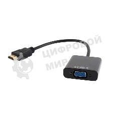 Переходник Gembird-Cablexpert Переходник HDMI-VGA, 19M/15F (A-HDMI-VGA-03)