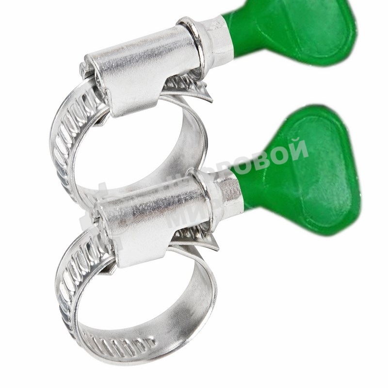 Хомут червячный Rexant 40-60-0,7 мм, с ключом W (упак. 25 шт)