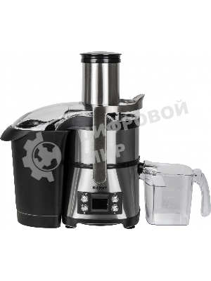 Кухонный комбайн Kitfort KT-1395 800Вт серебристый/черный