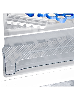 Холодильник Hyundai CC2056FWT белый двухкамерный 129/64л морозилка снизу, No Frost