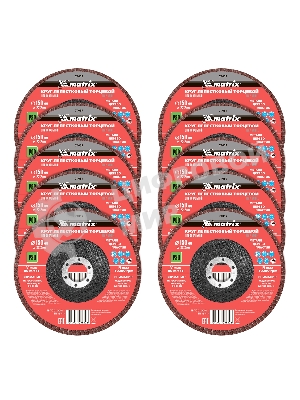 Круг лепестковый Matrix торцевой, P 80, 150x22,2 мм