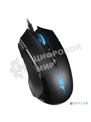 Мышь проводная A4Tech X89 черный, 2400 dpi, USB, кнопки - 8