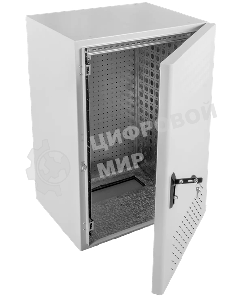 Шкаф уличный всепогодный настенный укомплектованный 15U (Ш600 Г500), комплектация T1-IP54 (ШТВ-Н-15.6.5-4ААА-Т1)