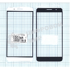 Стекло для Huawei ShotX/Honor 7i белое