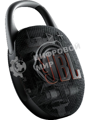 Колонка портативная JBL Clip 5 черный/оранжевый 7W Mono BT 10м 1400mAh