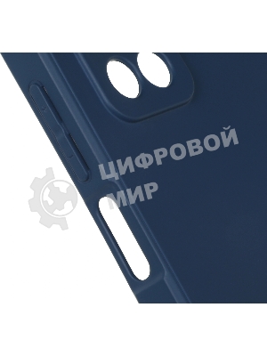 Чехол (клип-кейс) BORASCO Microfiber Case, для Xiaomi Redmi 10, синий