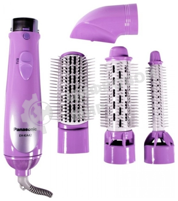 Фен-щётка Panasonic EH-KA42-V865 фиолетовый/серый, 600 Вт, 25/40 мм
