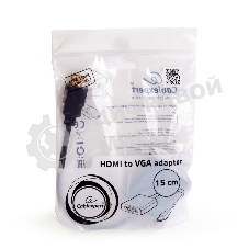 Переходник Gembird-Cablexpert Переходник HDMI-VGA, 19M/15F (A-HDMI-VGA-03)