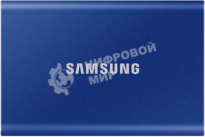 Внешний SSD Samsung T7, 1TB, USB 3.2 Gen 2 Type-C, R/W 1050/1000, синий