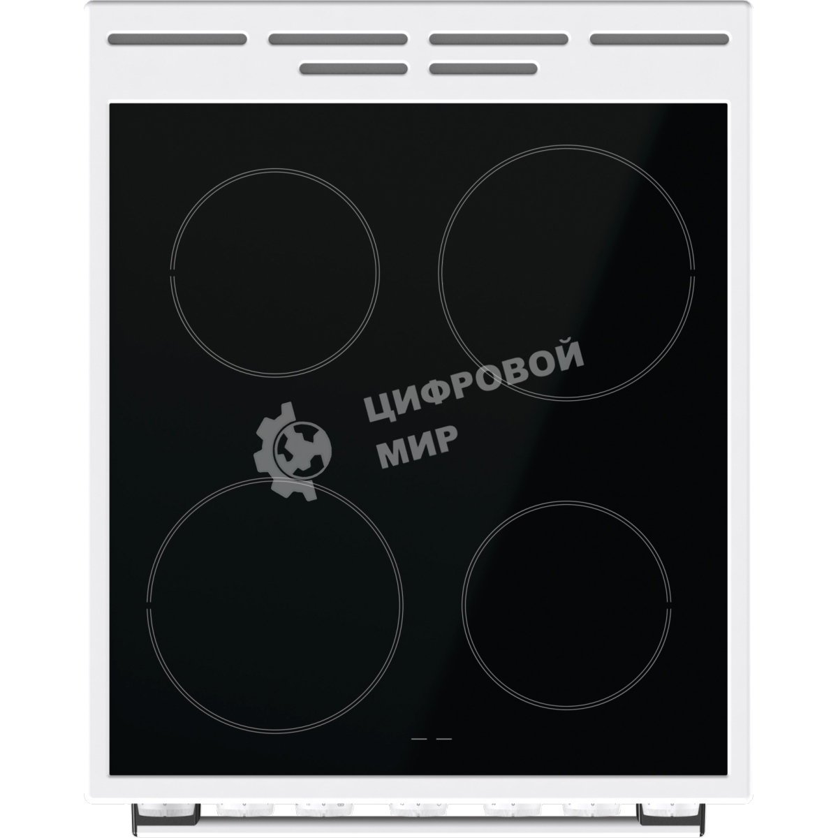 Плита электрическая Gorenje GEC5B41WG белый, конфорок 4 электрических, духовка 62 л, 50 см x 85 см x 59.4 см