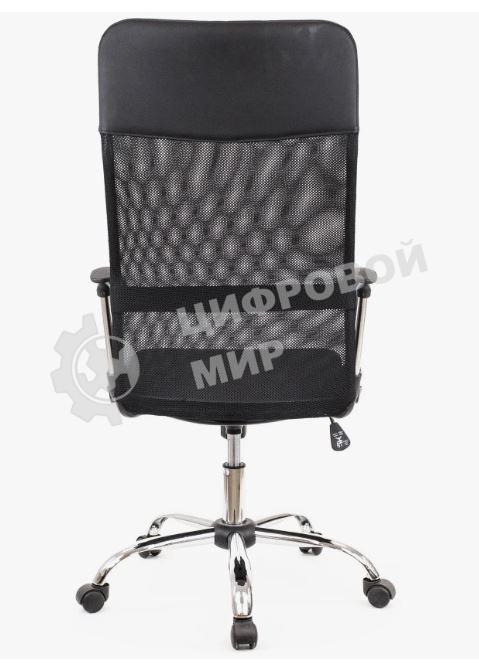 Кресло офисное Everprof Ultra T черный (Акриловая сетка, ткань, хром, ролики, ТопГан)