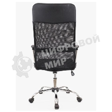 Кресло офисное Everprof Ultra T черный (Акриловая сетка, ткань, хром, ролики, ТопГан)