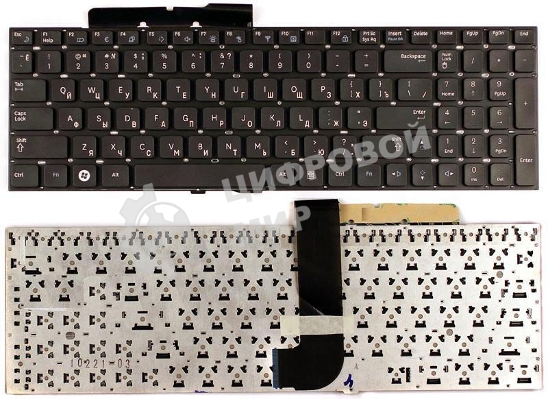 Клавиатура для ноутбука Samsung RF510 RF511 черная