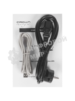Источник бесперебойного питания Crown CMUOA-350-1K EURO/1000 ВА/900 Вт/2xCEE 7/3 (Schuko) (евророзетка)
