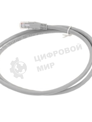 Патч-корд ExeGate UTP-RJ45-RJ45-C6-CU-1M-GY, UTP, cat.6, 1м, медь, серый