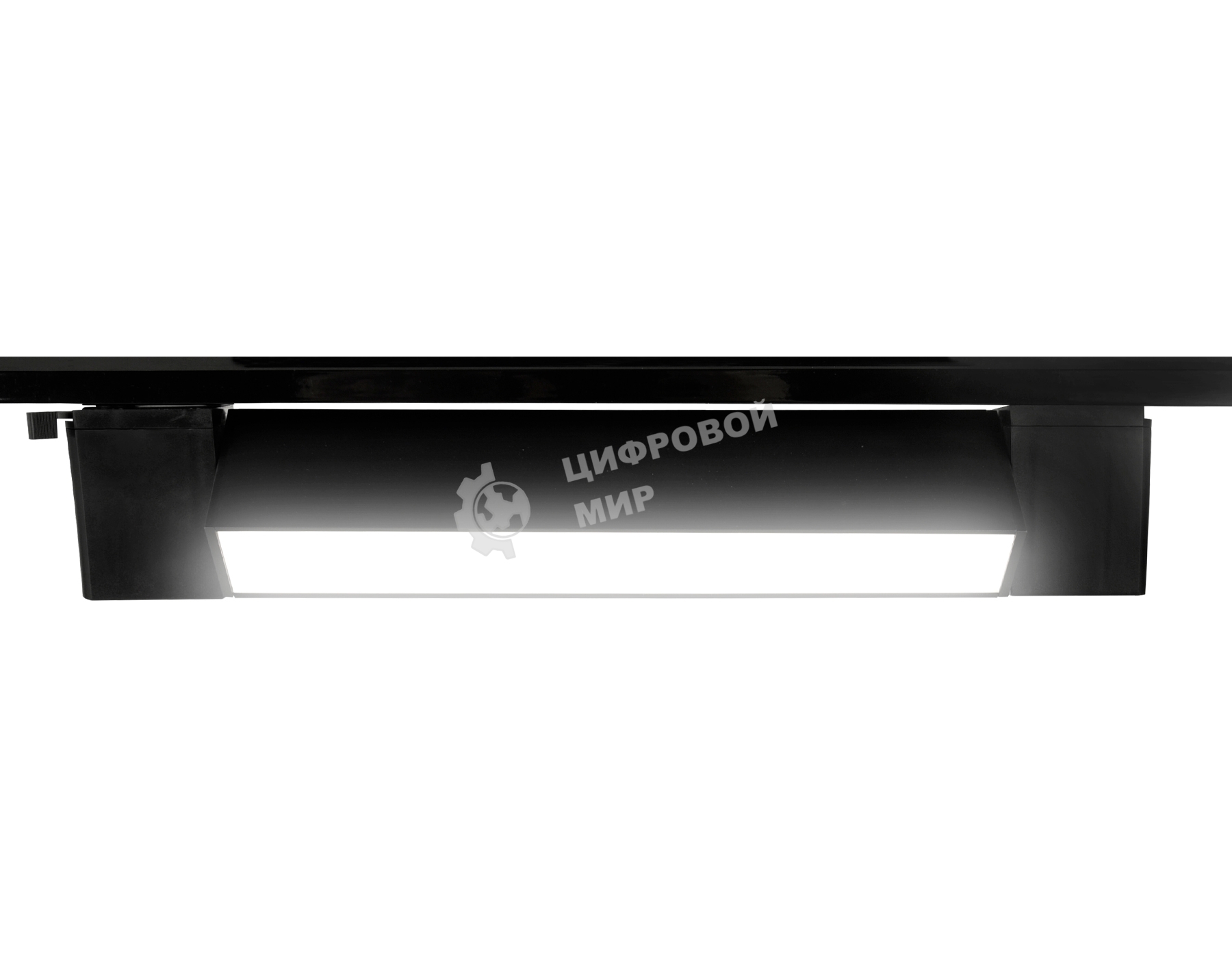 Трековый однофазный светодиодный светильник Ambrella light GL6661 BK черный LED 12W 4200K