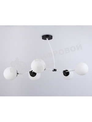 Светитльник Ambrella Light TR2546/5 WH/BK белый/черный E27/5 max 60W 950*600*450