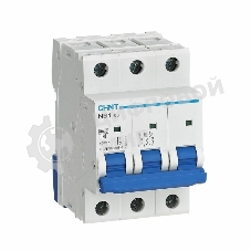 Выключатель автоматический CHINT NB1-63 3P 50A 6кА х-ка B