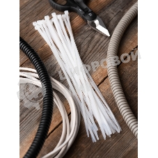 Хомут кабельный 3.6х300 нейл. белый (уп. 100 шт) EKF plc-c-3.6x300