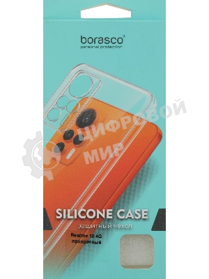 Чехол (клип-кейс) BoraSCO для Realme 10 4G 71180 прозрачный