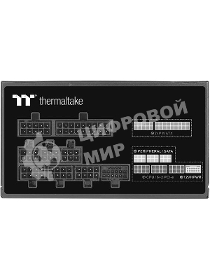 Блок питания Thermaltake Toughpower GF A3 Gold 750W TT Premium Edition, 750Вт, 80+ Gold, 120мм, модульный, черный