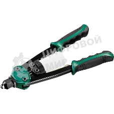 Заклепочник KRAFTOOL 31161двуручный для заклепок из al стали нерж стали d=2.4/3.2/4.0/4.8мм