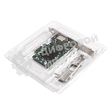 Сетевой адаптер ExeGate EXE-BCM5721 (PCI-E x1, порт 1xRJ45, 10/100/1000Mbps, Gigabit Chipset Broadcom BCM5721)