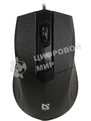 Мышь проводная Defender Optimum MB-270 черный, 1000 dpi, USB, кнопки - 3