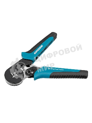 Клещи для обжима наконечников электропроводов Gross 17724 с сечением 0,25-8 мм2