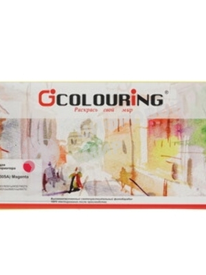 Картридж лазерный Colouring CG-CE413A (№305A) Magenta (2600 стр.) для HP Color LJ Pro M351/Pro MFP M475dn/M451dn/M451nw