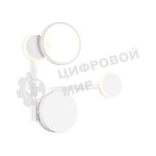 Светильник Ambrella light FL5197 SWH белый песок LED 3000K 13W 445*400*60