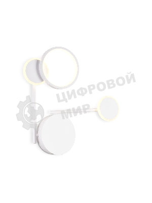 Светильник Ambrella light FL5197 SWH белый песок LED 3000K 13W 445*400*60