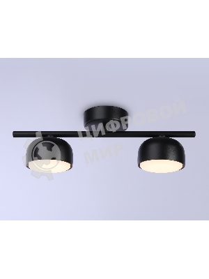 Светильник Ambrella light TN71024/2 BK черный GX53/2 max 12W 320*80*140