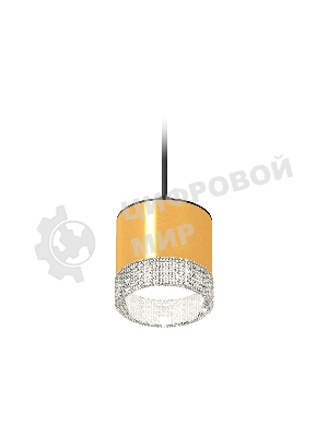 Светильник Ambrella Light XP8121030 PYG/CL/SBK золото желтое полированное/прозрачный/черный песок GX53 (A2333, C8121, N8480)