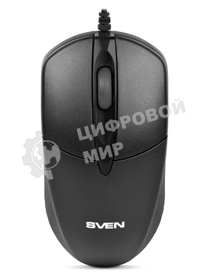 Мышь проводная SVEN RX-112 черный, 800 dpi, USB, кнопки - 3
