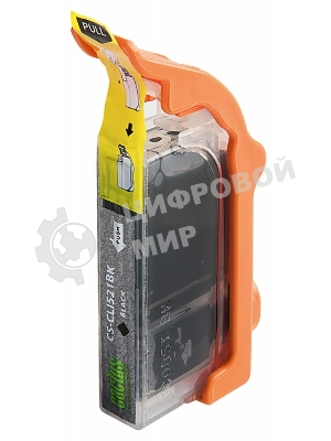 Картридж струйный Cactus CS-CLI521BK черный (8.4 мл) для Canon Pixma MP540/MP550/MP620/MP630/MP640/MP660/MP980/MP990/iP3600/iP4600/iP4700/MX860