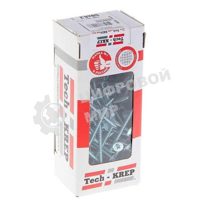 Саморез для тонкого метал. листа со сверлом 4.2х16 (уп. 200 шт) коробка Tech-Krep 102149