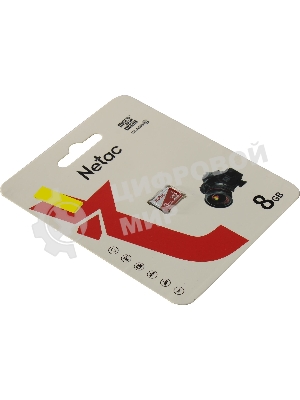 Флеш карта Netac P500 ECO MicroSDHC 8Gb C10 NT02P500ECO-008G-S