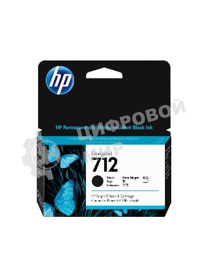 Картридж струйный HP 712 3ED70A черный (38мл) для HP DJ Т230/630