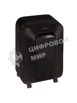 Шредер Fellowes PowerShred LX200 черный (секр.P-4)/перекрестный/12лист./22лтр./скрепки/скобы/пл.карты