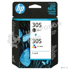 Картридж HP 305 струйный, набор черный и цветной (120/100 стр)