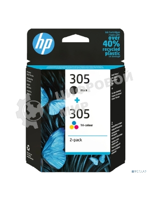 Картридж HP 305 струйный, набор черный и цветной (120/100 стр)