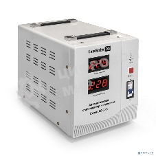 Стабилизатор напряжения ExeGate Expert AS-3000 (3000ВА, вход 140...260В, двойная цифр. индикация вход/вых. напряжения, выход 220В±8%, КПД 98%, 5 уровней защиты, метал. корпус, клем.колодка, RTL)