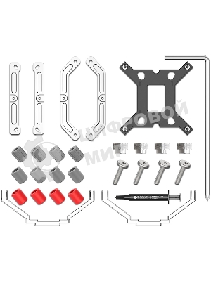 Кулер ID-COOLING SE-610-XT BASIC черный 120мм алюминий/медь 2000rpm 29.85db 4-pin 250W 151мм