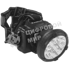 Фонарь налобный аккумуляторный LED 5363 (220В 9LED 2 режима; черный) Ultraflash 11257